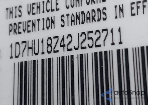 2002 Dodge Ram 1500 St z USA, uszkodzony, nr VIN 1D7HU18Z42J252711